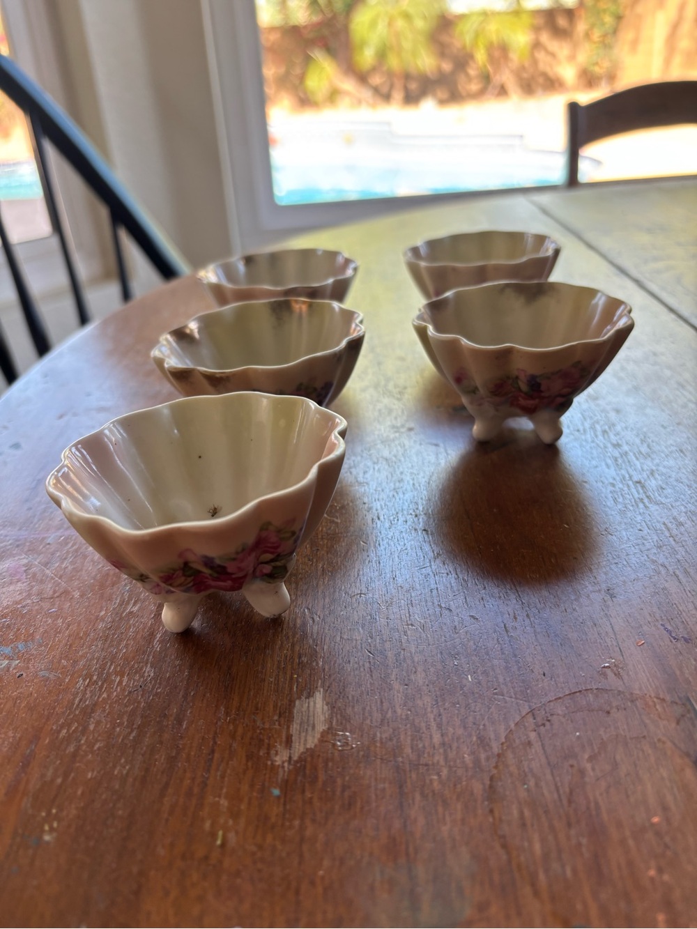 Set of 5 Antique Bowls Germany